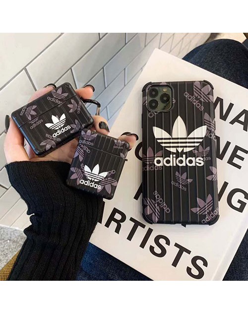 Adidas/アディダス女性向け iphone xr/xs maxケースシンプル ジャケットins風iphone xs/x/8/7 plus/se2ケースケース かわいいモノグラム iphone11/11pro maxケース ブランド