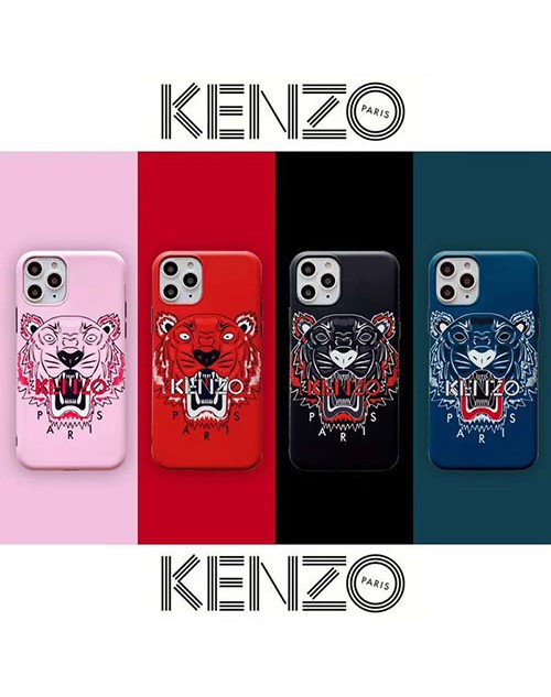 ケンゾー/KENZO iPhone11/x/8/7 plus/se2ケース タイガー柄 ins風 個性潮 経典 アイフォンx/xr/xs/xs maxケース ファッション レディーズ メンズ 