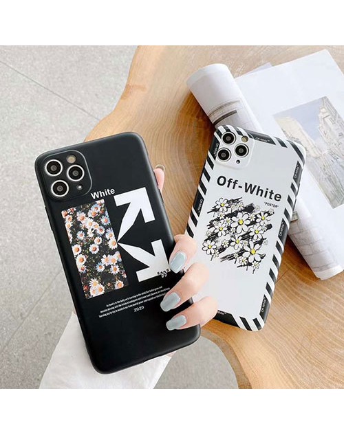 OFF WHITE/オフホワイトブランド iphone12/11pro maxケース ジャケット型 アイフォンx/8/7plus/se2 バッグ型 スマホケース LINEで簡単にご注文可 シンプル アイフォン12カバー レディース かわいい