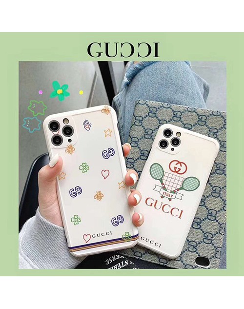 GUCCI/グッチ アイフォン12/11ケース iphone 8/7 plus/se2ケース テニス柄 シンプル  iphone  x/xr/xs/xs maxケース ジャケット ペアお揃い アイフォン12カバー レディース バッグ型 ブランドモノグラム iphone11/11pro maxケース ブランド