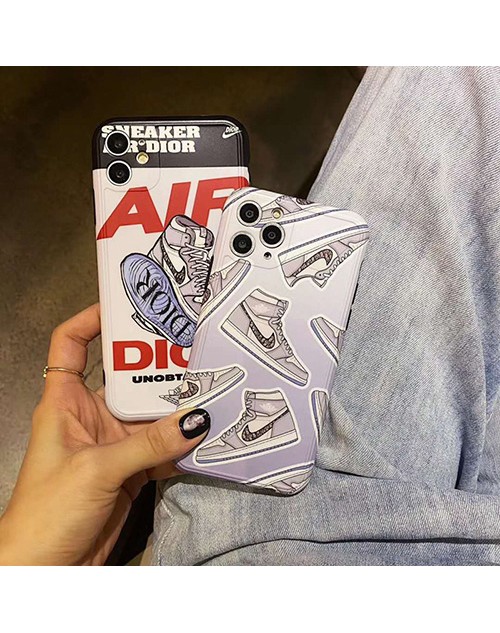 Dior/ディオール iPhone12ケース ストラップ付き Nike/ナイキ ビジネス  iphone xr/xs max/11proケース シンプル iPhone 7/8 plus/se2ケース ジャケット アイフォンiphone xs/11/8 plusケース おまけつき ブランド レディース 