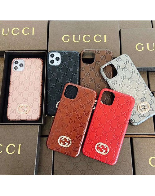 Gucci/グッチ iphone12/12 pro max/11/11pro maxケース 人気ブランド アイフォン12 pro/12 max/11/xs/x/8/7ケース ペアお揃い 男女兼用 ビジネス ストラップ付き セレブ愛用 アイフォン7/8/se2ケース 激安 ファッション メンズ レデイーズ