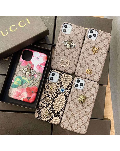 Gucci/グッチ女性向け iphone 12/12 pro 12 pro maxケース男女兼用人気ブランドiphone xr/xs maxケースins風 iphone 11/11 pro/11 pro maxケースケース かわいいモノグラム iphone11/11pro maxケース ブランド