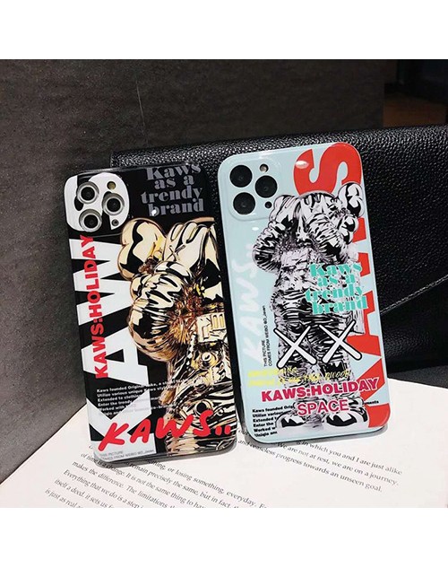 Kaws ブランド iphone 12 mini/12 pro/12 pro maxケース ジャケット カウズ ins風 iphone 12/x/xr/xs/xs maxケース シンプル かわいい iphone xr/xs max/11proケース ジャケット型 2020 アイフォン12ケース 高級 人気 メンズ レディーズ