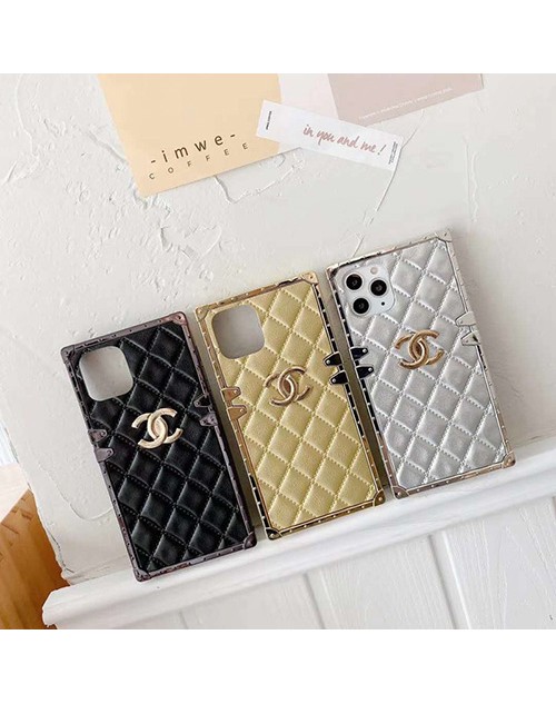 Chanel/シャネル ブランド iphone 13 pro max/13 pro/13 miniケース かわいい レザー トランク型 iphone 7/8/se2ケース ビジネス ストラップ付き シンプル iphone x/xr/xs/xs maxケース ジャケット iphone13/12 mini/11/11pro maxケース 安い メンズ レディーズ