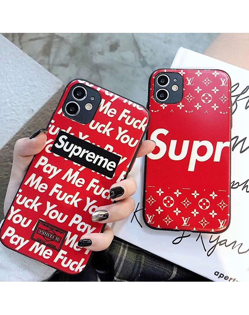 シュプリーム supreme ブランド iphone12 mini/12/12 pro/12 pro maxケース かわいい 女性向け iphone xr/xs maxケース 人気ブランド iphone11/11pro maxケースiphone 11/x/8/7スマホケース ブランド LINE注文 男女兼用