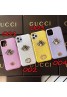 グッチ ブランド iphone12/12 pro max/12 mini/12 proケース かわいい 蜂柄飾り Gucci ペアお揃い アイフォン11ケース iphone xs/x/8/7/se2ケース メンズ iphone11/11pro maxケース 安い iphone xr/xs max/11proケース ハイブランド レディース