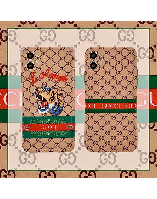 グッチ ブランド iphone 12/12 mini/12 pro/12 pro maxケース Gucci 虎頭 人気 iphone 7/8/se2ケース ビジネス シンプル 男女兼用 iphone 11/11 pro/11 pro maxケース 衝撃耐え ジャケット型 2020 iphone12ケース 高級