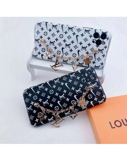 LV ルイヴィトン 女性向けiphone12/12mini/12pro/12promaxケース ビジネス ストラップ付き Nike コラボ ナイキ アイフォンxr/xs/x/8/7 plusケース ファッション 経典 メンズ iphone11/11pro maxケース 安い レディース