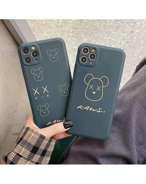 KAWS ブランド iphone12/12mini/12pro/12pro maxケース 経典 ins風 かわいい アイフォン12/xs/11/8 plusケース おまけつき ファッション メンズ レディース