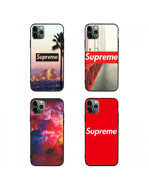 シュプリーム 人気ブランド iphone12/12miniケース ジャケット型 Supreme ガラス シンプル Galaxy note20/s20/s10/s9 plusケース 全機種対応 男女兼用 ins風 xperia5iiケースかわいい aquos iphone x/8/7 plusケース大人気