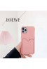 LOEWE レザー ブランド iphone12/12 mini/12 pro/12 pro maxケース ロエベ カード入れ モノグラム 経典 ins風 かわいい アイフォン11/xs/x/8/7 plus/11pro maxケース ファッション 大人気 メンズ レディース