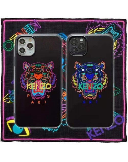 Kenzo/ケンゾー iphone12/12mini/12pro/12promaxケース男女兼用人気ブランド レディース アイフォiphone12/xs/11/8 plusケース おまけつきモノグラム  ブランド