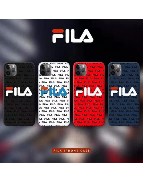 FILA フィラ ファッション セレブ愛用 iphone12/12pro maxケース 激安 シンプル ジャケットiphone xr/xs max/8plus/11proケースブランドモノグラム iphone12mini/11pro maxケース ブランド