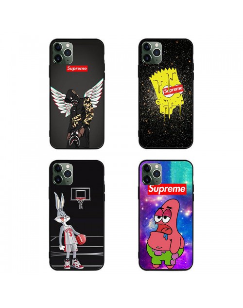 Supreme シンプル iphone12/12pro max シュプリーム Galaxy s20/note20ケース ジャケット xperia5iiケース ブランド ジャケット型 2020 iphone12ケース 高級 人気 aquos r5gケース 大人気 カスタム対応