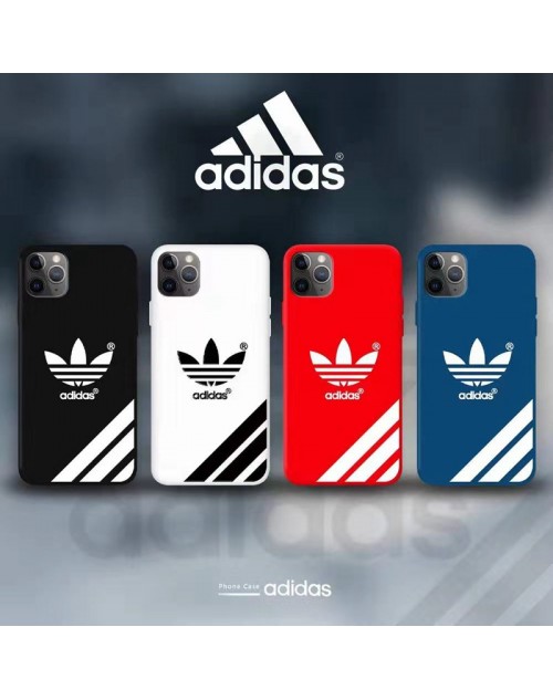 Adidas/アディダス ファッション セレブ愛用 iphone12/12pro maxケース 激安レディース アイフォiphone12/xs/11/8 plusケース おまけつきブランドモノグラム  ブランド