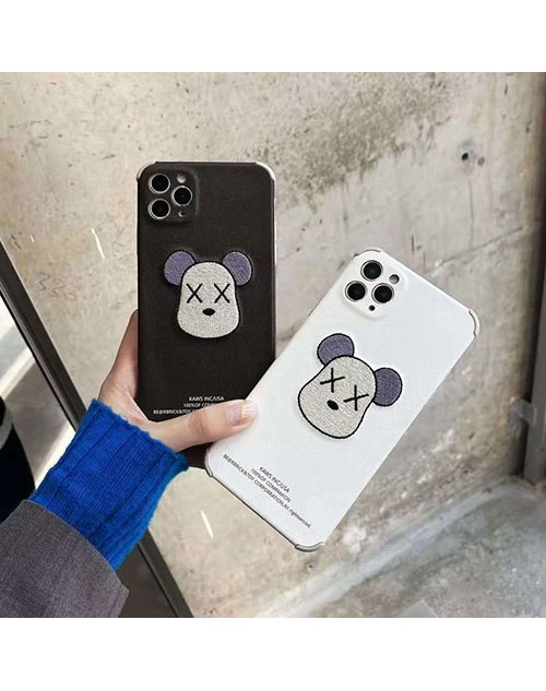 KAWS ブランド iphone12/12mini/12pro/12pro maxケース 経典 ins風 かわいい アイフォン12/xs/11/8 plusケース おまけつき ファッション メンズ レディース