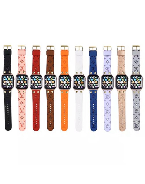 LV/ルイヴィトン ブランド Apple Watch 7/6/5/4/SEバンド 人気 ストラップ モノグラム アップル ウォッチ 7/6/5/4/SE腕時計ベルト ファッション 経典風 芸能人愛用 メンズ レディース