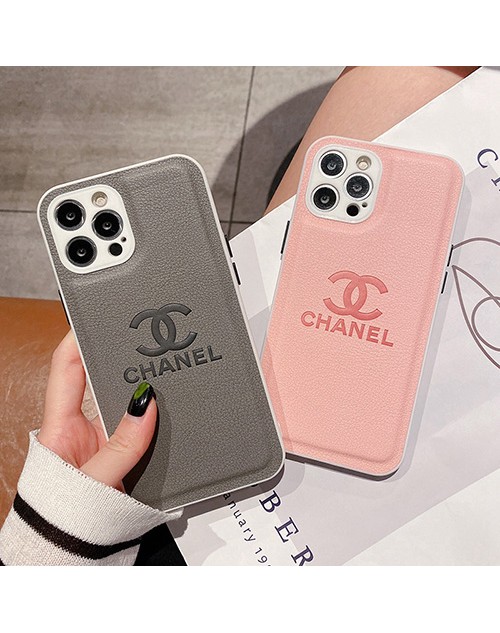 CHANEL/シャネル iphone 13 pro/13 pro max/13 mini/12ケース かわいい ブランド レザー モノグラム ペアお揃い 安い アイフォン13/12/11/xs/x/8/7/se2カバー 女性向け