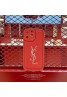 YSL イブ.サンローラン ハイブランド iphone14/14 pro/14 pro maxケース かわいい レザー 赤色 きらきら 手触り良い アイフォン14プロ マックス/14プロ/14/13/12/11カバー ファッション メンズ レディース 