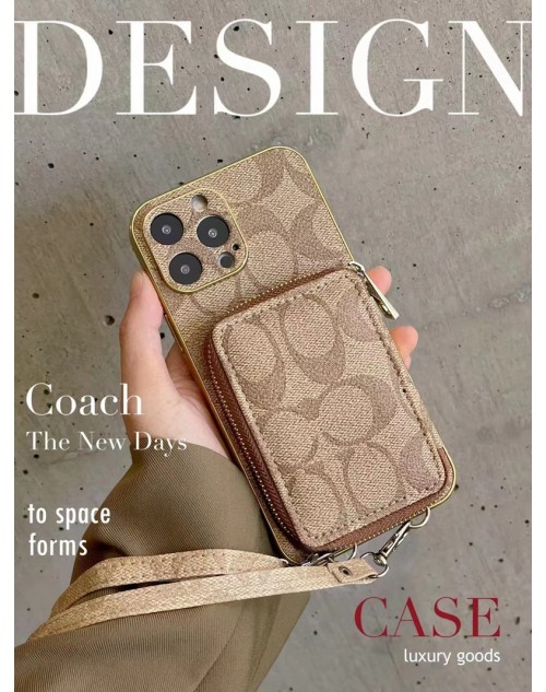 Coach コーチブランド iphone15 14 13 pro maxケース かわいいファッション セレブ愛用 iphone15proケース 激安個性潮 iphone 15 plus 14ケース ファッション