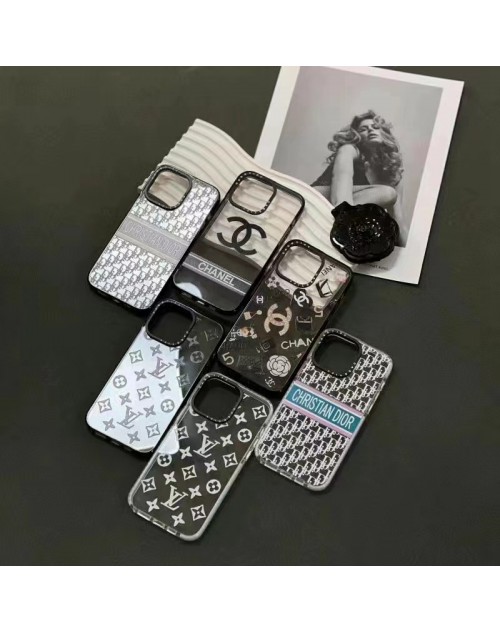 Dior ディオール LV ルイヴィトン ブランド iphone 14/14 pro/14 pro maxケース 韓国風 クリアケース 個性 モノグラム アイフォン14/13/12/11カバー ファッション メンズ レディーズ 