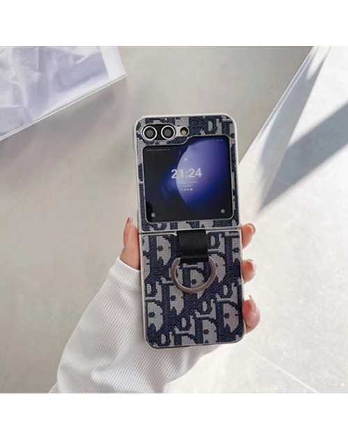 Dior ディオール折畳み式 Galaxy Z Flip 5 4 3 2ケース かわいいGalaxy Z Fold 5 4 3 2 激安 スタイル モノグラム galaxy z flip5 4ケース 個性ギャラクシーZフリップ4 5 ケース バッグ型