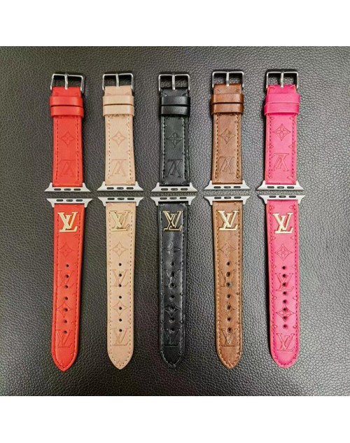 LV ブランド ルイヴィトン アップルウォッチ 8/SE2/Ultra/7バンド レザー 3Dモノグラム 芸能人愛用 Apple Watch 8/7/se2/6/5/se/4/3/2/1ベルト 38/40/41/42/44/45/49MM 大人気ストラップ メンズ レディース