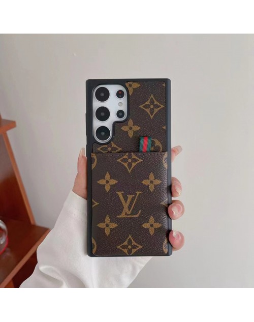 Gucci グッチ LV ルイヴィトン Burberry バーバリー ブランド iphone 14/14 pro/14 pro maxケース モノグラム カード入れ galaxy s23/s23+/s23 plus/s23 ultra/s22/s21/s20スマホケース ジャケット型 アイフォン14プロマックス/14プラス/13/12/11カバー ファッション メンズ レディース