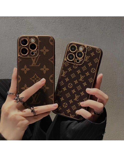 LV ルイヴィトン ブランド iphone 14/14 pro/14 pro maxケース かわいい モノグラム メッキ風 ジャケット型 アイフォン14/14プロ/14プロマックス/13/12/11カバー コピー メンズ レディーズ