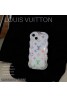 Louis Vuitton ルイヴィトン ブランド iphone 14/14 pro/14 pro maxケース 韓国風 クリア LV 花 きらきら 蝶結び柄 流れ カラー色 モノグラム アイフォン14/13/12/11カバー ファッション メンズ レディーズ