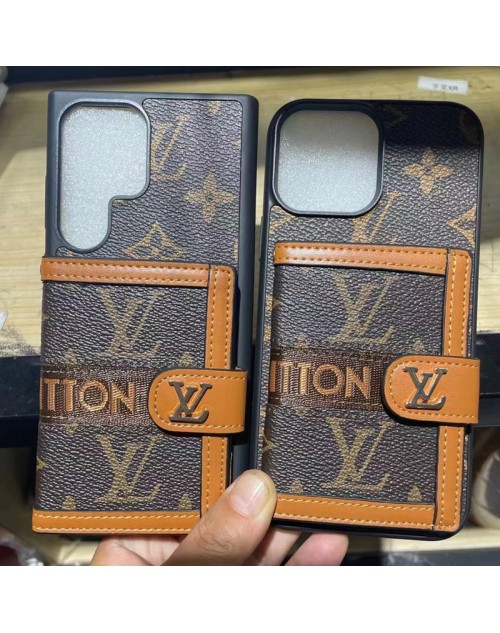 LV ルイヴィトン ブランド iPhone 14/15 Pro/15 Pro Maxケース 激安 財布型 カード収納 レザー Galaxy S23/S23プラス/S23ウルトラ/S22/S21/S20スマホケース 小銭入れ モノグラム ジャケット型 アイフォン14プロ マックス/14プロ/14/13/12/11/X/8/7カバー ファッション レディース