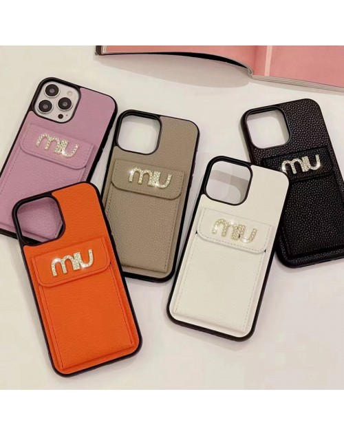 ミュウミュウ MiuMiuブランド iphone14 pro max plus 13 12 11 x 8 7 ケース かわいいペアお揃い アイフォン14プロマックス ケース/14プラスケース ファッション経典 メンズ