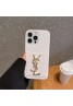 YSL イブ.サンローラン ブランド iPhone 14/14 PRO/14 PRO MAX/14 PLUSケース ワニ レザー風 カード入れ モノグラム コピー アイフォン14/14プロ/14プロ マックス/14プラス/13/12/11カバー パロディ風 新品 メンズ レディース