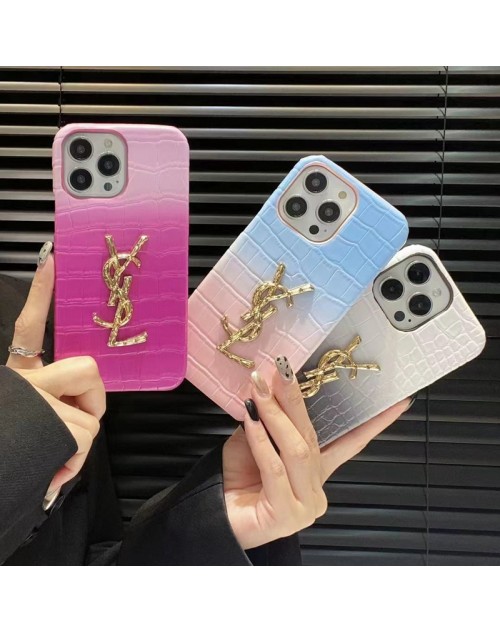 YSL イブサンローランブランド iphone 14 pro maxケース かわいい女性向け ケース個性潮 iphone 14 13 12 ケース ファッション