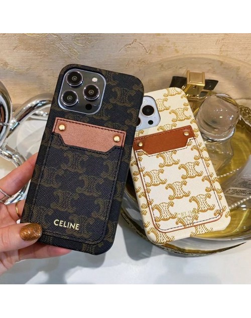 CELINE セリーヌ個性潮 iphone 15 plus 14ケース ファッションアイフォン15プロ スマホケース ブランド LINEで簡単にご注文可メンズ アイフォン15 スマホケース 安い