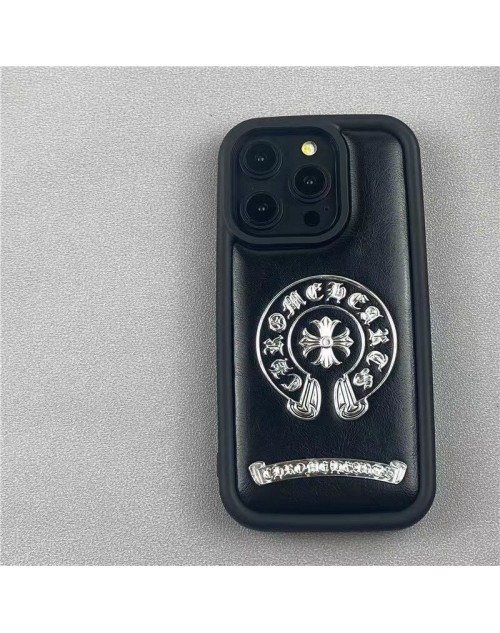 Chrome Hearts クロムハーツ ブランド iphone15 14 13 pro maxケース かわいいペアお揃い アイフォン15プロマックス 14 plusケース 女性向け iphone 15 proケース