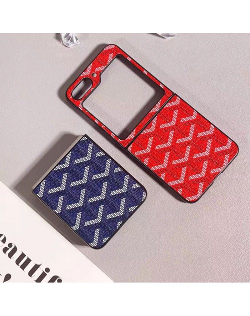 Fendi フェンデイ Burberry バーバリー Goyard ゴヤール 折畳み式 Galaxy Z Flip 5 4 3 2ケース かわいい激安 スタイル女性向け ギャラクシーZフリップ5 4ケース 折りたたみ ガラス型 男女兼用 人気 ブランド ケース 手帳型 ストラップ付き