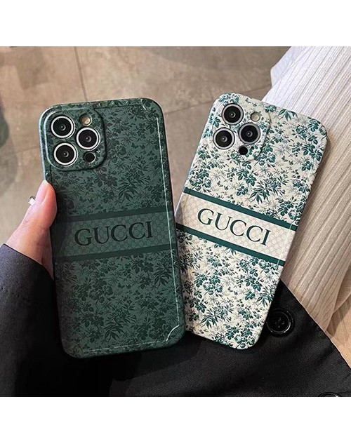 Gucci iphone 12/12 pro max/se2/x/11 pro max/8 plusケース グッチ 花 