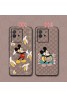 Gucci ブランド グッチ iphone14pro 14 14 pro max 13pro maxケース GGキャンバス ミッキー Galaxy S22+/S22 ultra/S22カバーDisney cuir コラボ ブランドGucci xperia 5 iv 10 iv 1ivカバー かわいい 値段 安い