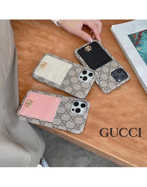 GUCCI グッチ ハイブランド iphone 14 pro max/14 pro/14 plus/14ケース カード収納 モノグラム アイフォン14/プロマックス/14プロ/14プラス/14/13/12/11/X/XS/XR/8+/7+カバー 個性 iphone 14/13/12/11ケース ファッション メンズ レディース