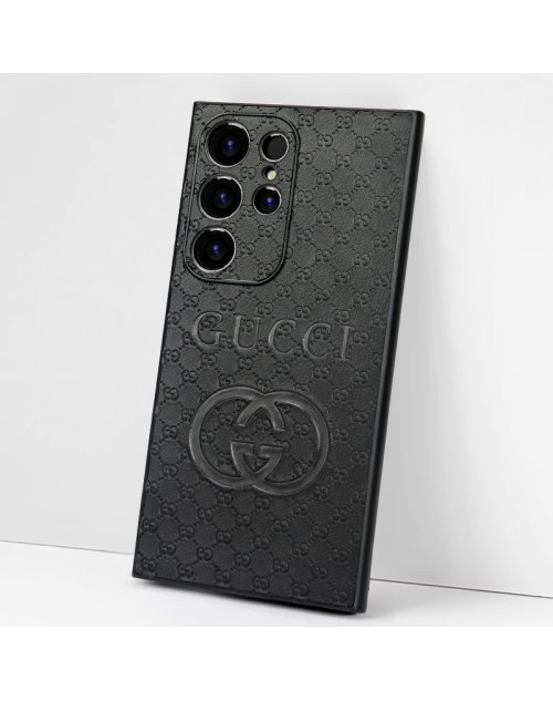 Lv ルイヴィトン Gucci グッチgalaxy s24plusケース ビジネス ストラップ付き芸能人愛用 ギャラクシーS24人気ケース 高級ブランド iphone15 14 13 pro maxケース かわいい