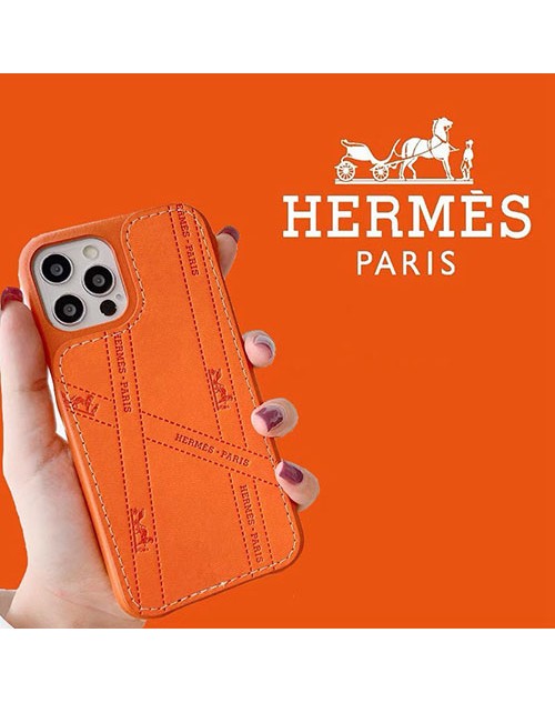 エルメス ブランド iphone13 mini/13 pro max/13 proケース おしゃれ レザー製 HERMES ジャケット型 安い アイフォン13/12/11/x/8/7 plusケース ファッション 高級 人気 メンズ レディース