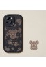 カウズハイブランド アイフォンse第三世代ケース シリコン 熊 iphone13Pro max/13Pro/13スマホケースKaws モノグラム 個性的 Kawsアイフォン14プロ マックス/13プロ/13カバー 大人気