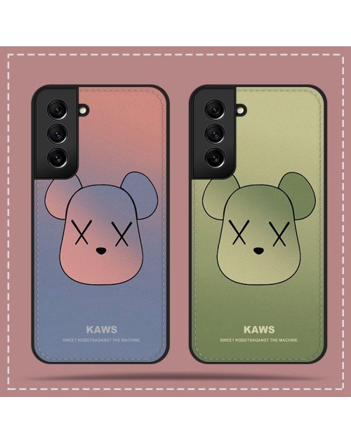 Kaws カウズ男女兼用 人気 ブランドGalaxy s24 ultraケース手帳型 iphone 15 pro maxケース シンプル galaxy a54 a55 5gケース ジャケット人気Galaxy A54 A53 5Gケース 高級女性向け