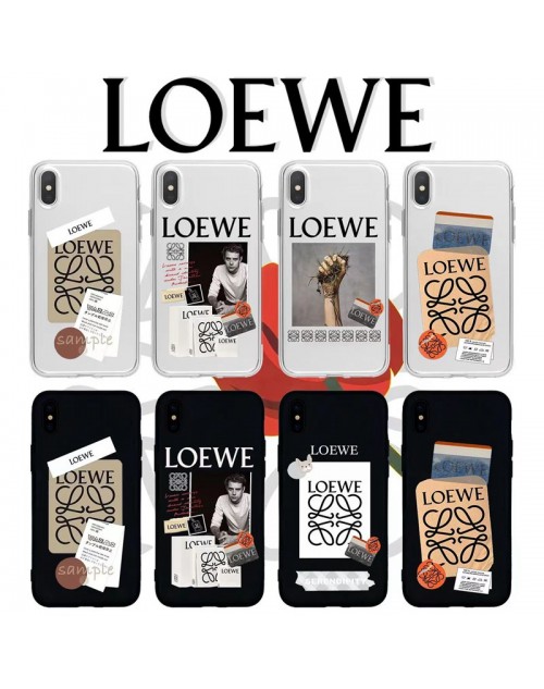 LOEWE ロエベgalaxy s23plusケース ビジネス ストラップ付き人気Galaxy A54 A53 5Gケース 高級ファッション セレブ愛用 iphone15proケース 激安アイフォン15 14プラス  13 mini 12 xr xs maxケース ファッション経典 メンズ
