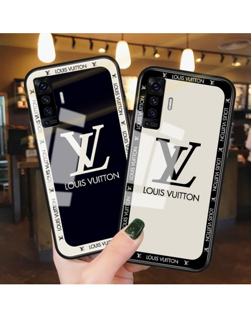 LV/ルイヴィトン ブランド iPhone 14/14 pro/14 pro maxケース 韓国風 鏡面ガラス型 galaxy s23/s23+/s23 ultra/s22/s21ケース ジャケット型 黒白色 アイフォン14/13/12/11/x/xr/xs/8/7カバー モノグラム 耐衝撃 ファッション メンズ レディース