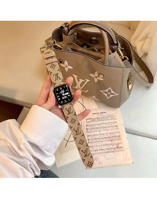 LV ブランド アップル ウォッチ8/se2/ultra/7ハンド モノグラム ルイヴィトン レザー コーデュロイ風 Apple Watch 8/7/6/SE2/Ultra/5/4/3/2/1ベルト 腕時計 高級ストラップ 人気 メンズ レディース