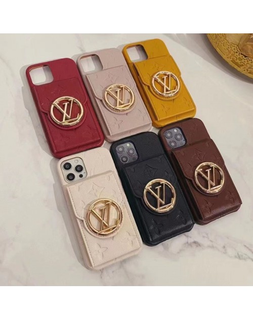 Louis Vuitton ルイヴィトン ハイブランド iphone 14/14 Pro/14 Pro maxスマホケース かわいい レザー製 カード入れ バッグ型 モノグラム アイフォン14/14プロ/14プロ マックス/13/12/11カバー ファッション メンズ レディース