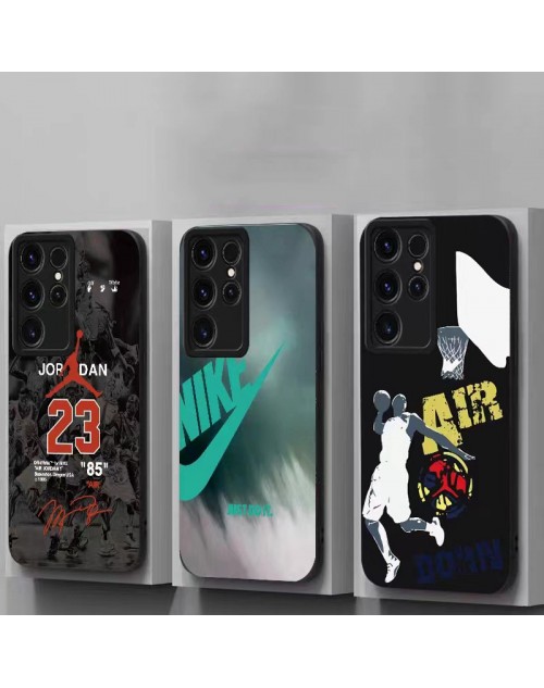 NIKE ナイキ JORDAN ジョーダンブランド galaxy s23/s23+/s23 plus/s23 ultraケース おしゃれ モノグラム バスケットボール柄 ジャケット型 iphone14Pro max/14Pro/14/13/12/11カバー 個性 ハイブランド ギャラクシーS23/S23プラス/S23ウルトラ スマホケース ファッション メンズ レディース